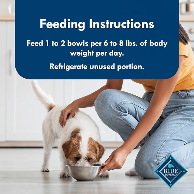 Blue Buffalo Delights Natural Adult Small Breed Wet Dog Food Cups, Pate Style, Top Sirloin Flavor in Savory Juice 3.5-oz (Pack of 12)