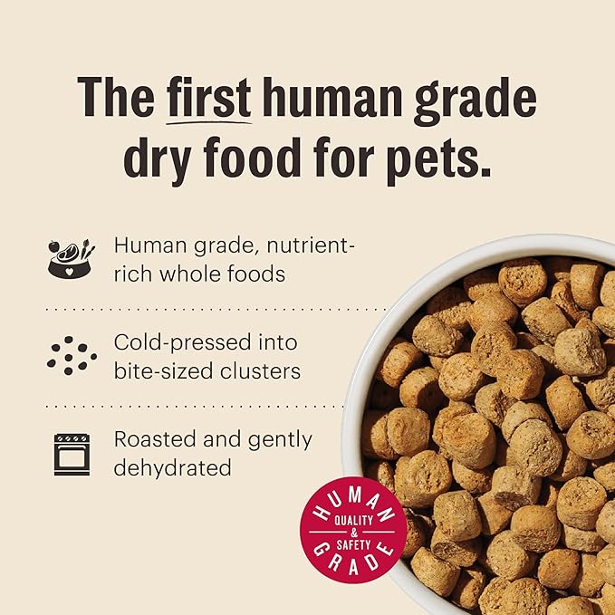 The Honest Kitchen Human Grade Whole Food Clusters Dry Dog Food - Grain Free Beef 5 lb Bag