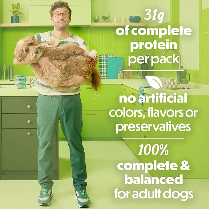 Purina Beneful Freshly Prepared Blends Wet Dog Food With Salmon, Sweet Potatoes, Brown Rice and Spinach - (Pack of 8) 10 oz. Tubs