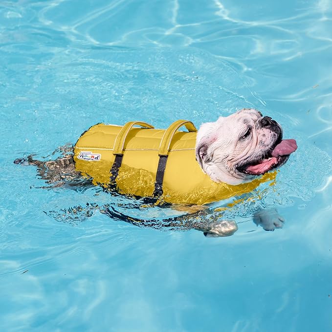 Outward Hound Granby Splash Yellow Dog Life Jacket, XS