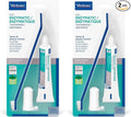 Virbac C.E.T.® Oral Hygiene Kit for Dogs | Poultry-Flavor Toothpaste | Fingerbrush and Pet Toothbrush,(Pack of 2)