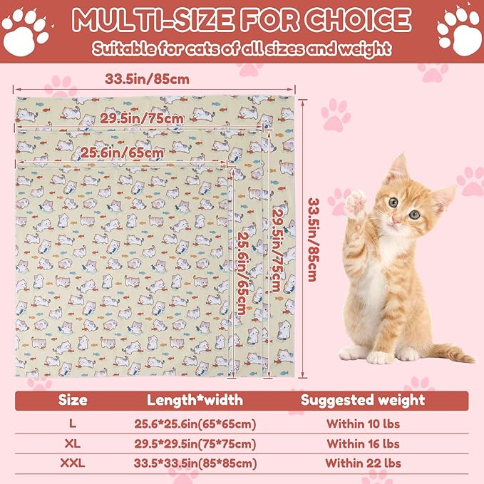 33.5" Cat Grooming Wrap,cat wrap for Cutting Nails,Self-Adhesive cat Swaddle wrap cat Restraint cat wrap Blanket for Medicine, Nail Clipping, Teeth Brushing,White Guitar(Within 22lbs)