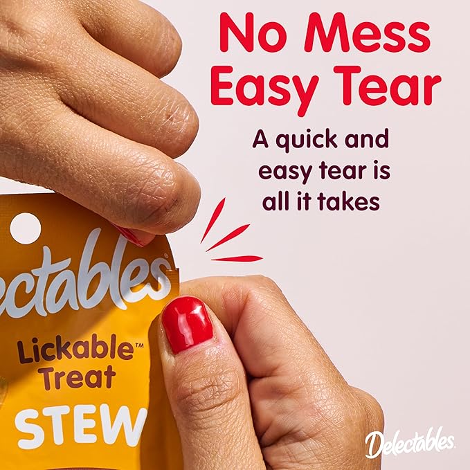Hartz Delectables Bisque Variety Pack Lickable Cat Treat, 30 Count (Pack of 1)