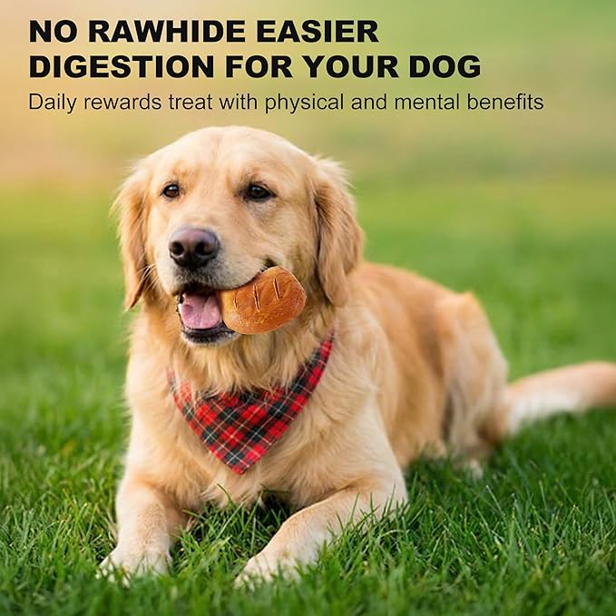 PETPHABET Rawhide Free Dog Chew Bones - Grilled Chicken Leg Dog Chews for Small Medium Breeds, Healthy Puppy Treats for Training & Teething, Made with Real Chicken, Natural Smoky Flavor, 11 Count
