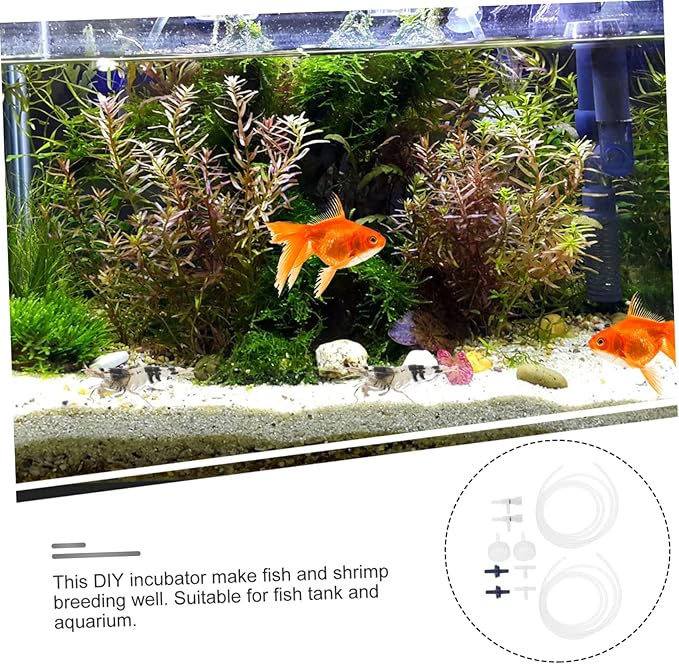Kisangel 2 Sets Shrimp Hatchery DIY Kits with Soda Bottle Accessories Artemia Egg Hatching Kit for Aquarium and Fish Tank Easy to Install and Clean Efficient Brine Shrimp Breeding Tool with