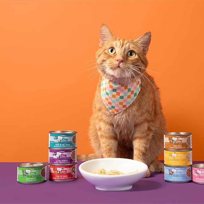 Weruva Cats in The Kitchen, The Double Dip with Chicken & Beef Au Jus Cat Food, 3.2oz Can (Pack of 24)