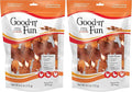 Good'N'Fun Triple Flavored Rawhide Kabobs for Dogs, 4-Ounce (Pack of 2)