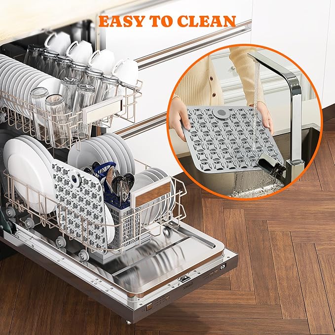 Lick Mat for Dogs: 2 Pack Stainless Steel Lick Mat for Cats, Crate Lick Mat for Dogs Large Breed, Dog Slow Feeder Mat for Bathing Grooming, Slow Feeding, Boredom & Anxiety Reducer, Blue