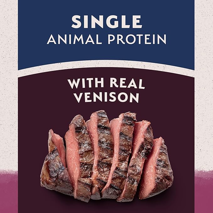 Natural Balance Limited Ingredient Adult Grain-Free Dry Dog Food, Reserve Sweet Potato & Venison Recipe, 4 Pound (Pack of 1)