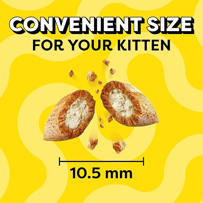 Temptations Kitten Treats Classic Crunchy and Soft Cat Treats Variety Pack, 6.3 oz. Pouches (Pack of 4)