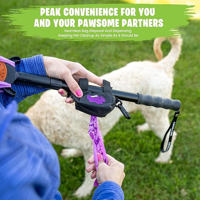 GoGo Stik, Catch-N-Go! Consumer Reports #1 Rated Ergonomic Scooper 2023-2026. Catch Poo on Walks. Alum Tele-Handle, Bag Pouch Dispenser, Wrist Strap. 10-Yr Wty.