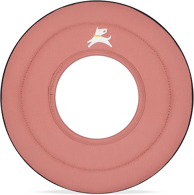 OllyDog Super Flyer Dog Frisbee Toy, 11" – Durable, Lightweight & Water-Resistant Flying Disc – Soft on Teeth & Gums – Floats on Water – Outdoor Fetch Toy for Medium & Large Dogs (Desert)