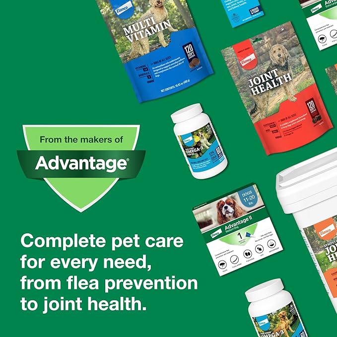 Advantage II Small Dog, 4 pack