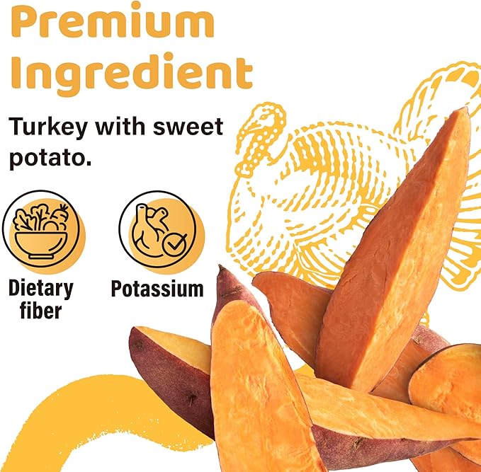 iPaw 5 Stock-Up Combo Turkey Dog Treats, All Natural Human Grade Dog Treat, Suitable for Training chew, US Sourced Raw Material, Hypoallergenic, Rawhide Alternative,Braided Stick (Sweet Potato)
