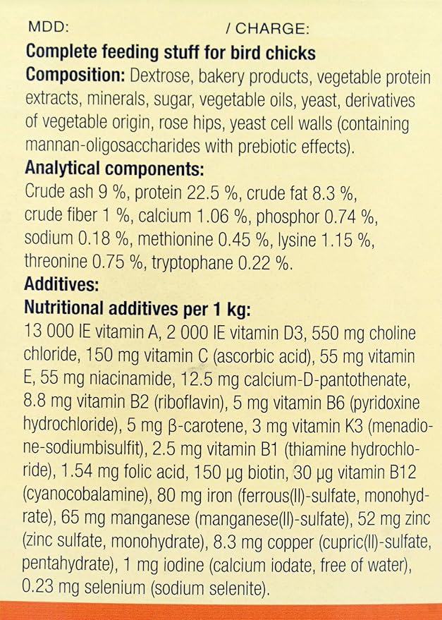 Nekton-Baby-Bird Handfeeding Formula For Birds 500g (17.6oz)