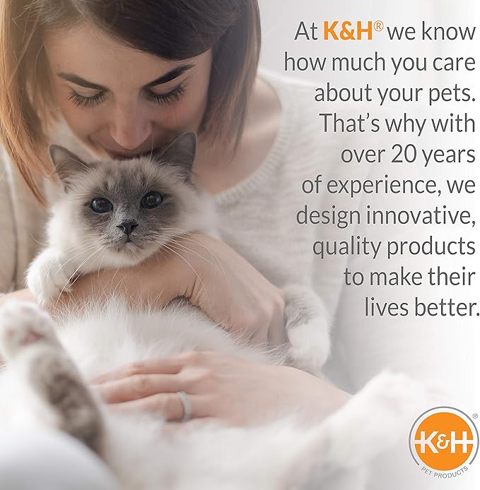 K&H Pet Products Outdoor Cat House for Outside Pets, Weatherproof Outdoor Cat House for Ferals, Insulated Kitty Shelter, 2 Doors, Waterproof Removable Floor Pad, Unheated - Olive/Olive