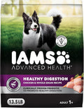 IAMS Advanced Health Dry Dog Food Healthy Digestion, Adult Dog Food with Real Chicken Recipe, 13.5 lb. Bag