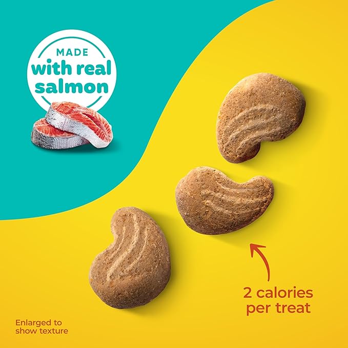Meow Mix Irresistibles Soft Cat Treats Made With Real Salmon, 3 Oz. Pouch (Pack of 5)