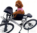 Pet Bike Basket for Small Dogs – Lightweight Steel Bicycle Dog Seat with 3-Sec Quick Release, Anti-Slip Clamp, Front Paw Perch & Padded Liner