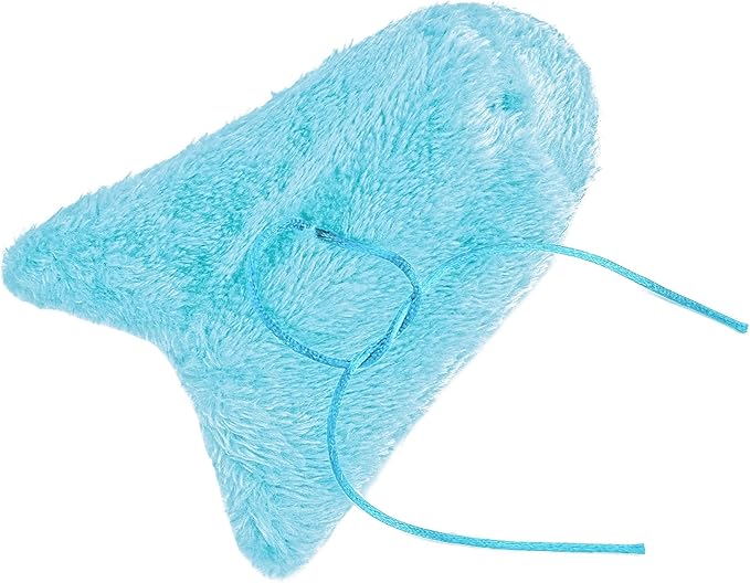 Comfort Corner Fleece Bird Blanket Parrot Cage Snuggle Hut Warm Bird Nest House Bed Hanging Hammock Toy for Parakeet Cockatiel Pigeon Small Animals Shelter Plush Bedding(Blue/L)