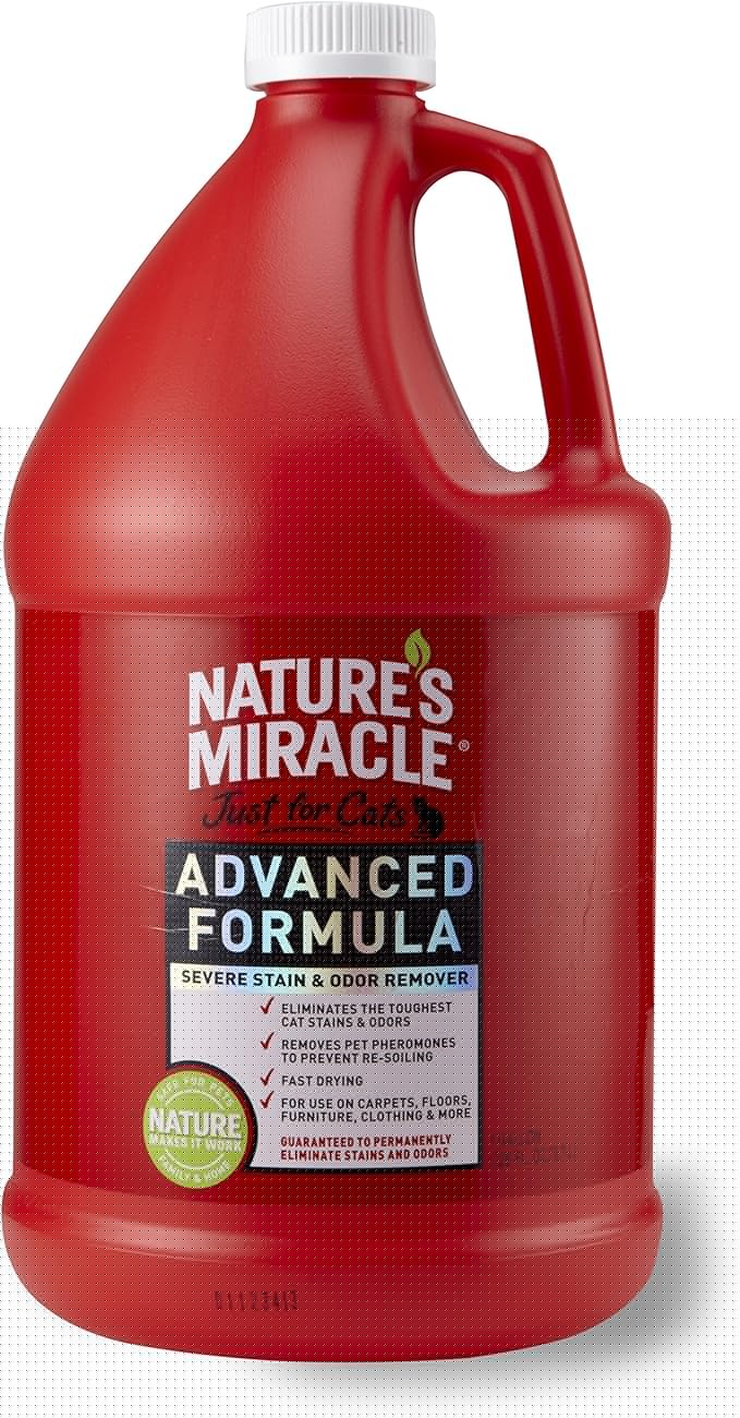 Nature's Miracle Just for Cats Advanced Stain And Odor Formula 128oz (Gallon)