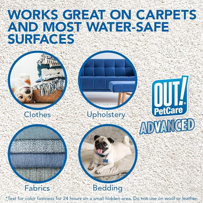 OUT! Advanced Stain and Odor Remover - Pet Stain and Odor Remover - 32 Ounces