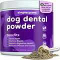 Dog Dental Powder for Teeth Cleaning - Dental Powder for Dogs Teeth – Dog Bad Breath Treatment with Probiotics for Fresh Breath & Oral Health – Chicken Flavored, 60 Scoop Supply