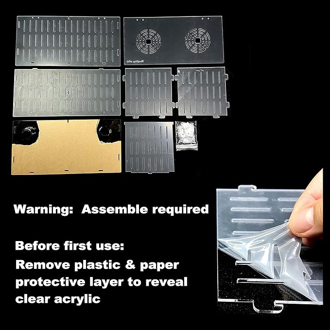 Magnetic Acclimation Breeder Box 4.5" / 8" /12" for Fish Anemone Coral Strong N52 Magnets for 1/2" Glass (8"x4"x6")