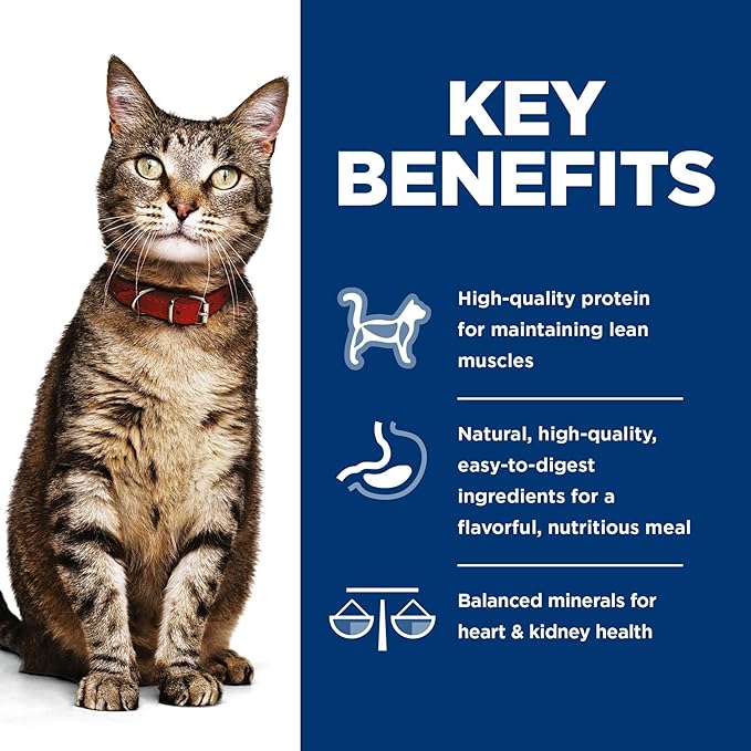 Hill's Science Diet Adult 1-6, Adult 1-6 Premium Nutrition, Wet Cat Food, Variety Pack: Turkey; Chicken; Turkey & Liver Minced, 5 oz Can Variety Pack, Case of 12