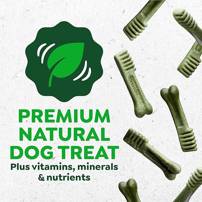 Greenies Veterinarian-Recommended Adult Natural Dental Dog Treats Teenie Size, Original Flavor, (4) 65 ct Packs (260 Treats)