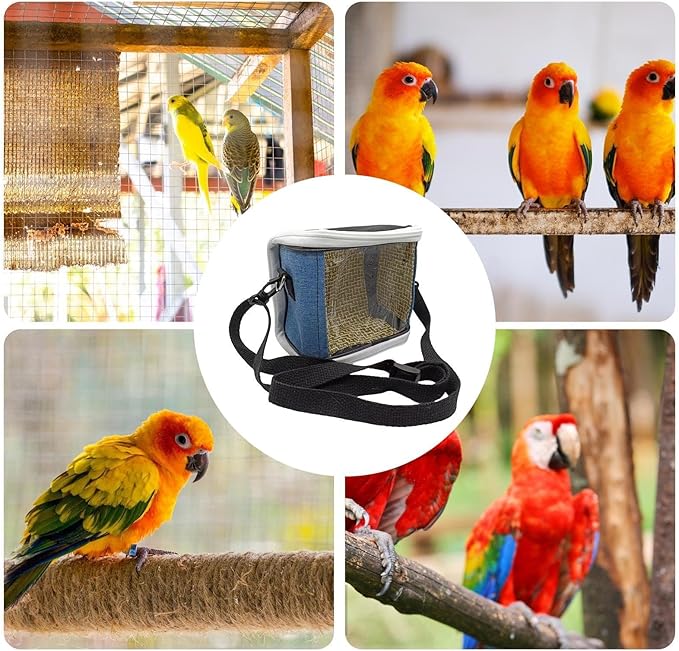 Travel Bird Carrier Cockatiel – Outdoor Carrying Bag, Parakeet Cage Macaw Budgies, Vet Visit Short Trips Walking | Macaw Budgies Vet Visit Short Trips Walking Pet Parents Animal Lovers Trainers