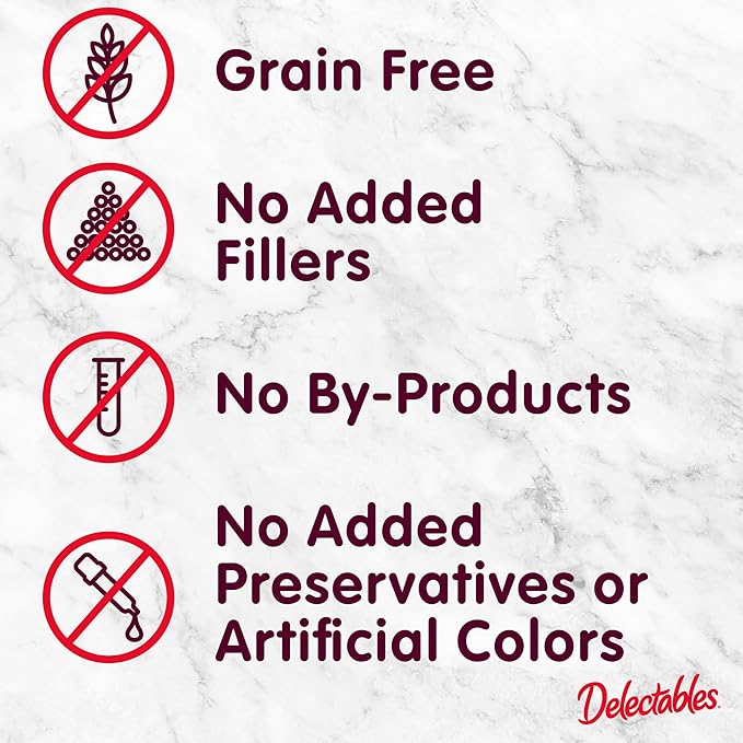 Hartz Delectables Savory Broths NonSeafood Chicken Lickable Wet Cat Treats, 12 Count
