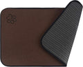 Sinland Microfiber Pet Bowl Food Mat Dish Drying Mat with Anti-Skid Backing 14 Inch x 24 Inch Brown