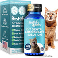 Cat Dental Care Supplement for Bad Breath, Tartar & Gum Support - Natural Cat Teeth Cleaning Oral Tablets Provide Eating & Gum Comfort, Teeth Wellness and Plaque Control, Tiny Dissolvable 400 Pills