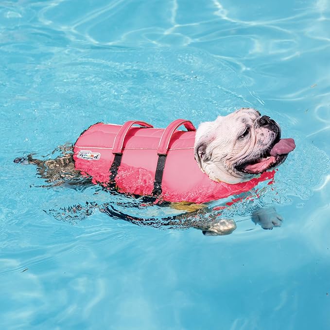 Outward Hound Granby Splash Pink Dog Life Jacket, XL