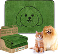 Qeils Reusable Puppy Pads, Washable Pee Pads for Dogs 2 Pack Durable Absorbent Leakproof Dog Training Pads for Home or Travel, Non-Slip Wee Wee Pads Potty Pads 36"x24"