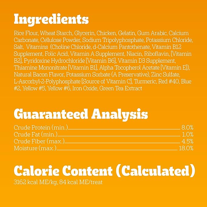 Pedigree Dentastix Dog Dental Treats, Large Breed Dog Treats, Bacon Flavor, 2.08 lb. Bag (40 Treats Total)