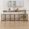 Dog Gate for Stairs,Foldable Dog Gate for Indoor Doorways House,Freestanding Pet Gates for Dogs,Doogie Puppy Fence Gate