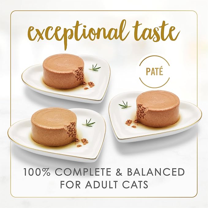 Fancy Feast Poultry and Beef Feast Classic Pate Collection Grain Free Wet Cat Food Variety Pack - 3 oz. Cans,(Pack of 60)