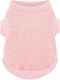 Cozy and Functional Dog Shirts for Small Puppies: Stretchable Pink Attire with Easy-On Design, Ideal for Chihuahuas and Yorkies - Enhance Comfort and Playfulness on Chill Days Medium