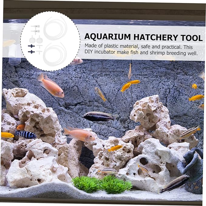 2 Sets DIY Shrimp Hatchery Kit with Soda Bottle Accessories Brine Artemia Egg Hatching Tool Way Aquarium Hatchery Equipment for Fish and Shrimp Breeding