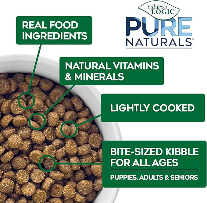 Nature’s Logic Pure Naturals™ 100% Natural Sardine Recipe Synthetic-Free Dry Dog Food, 24 lbs