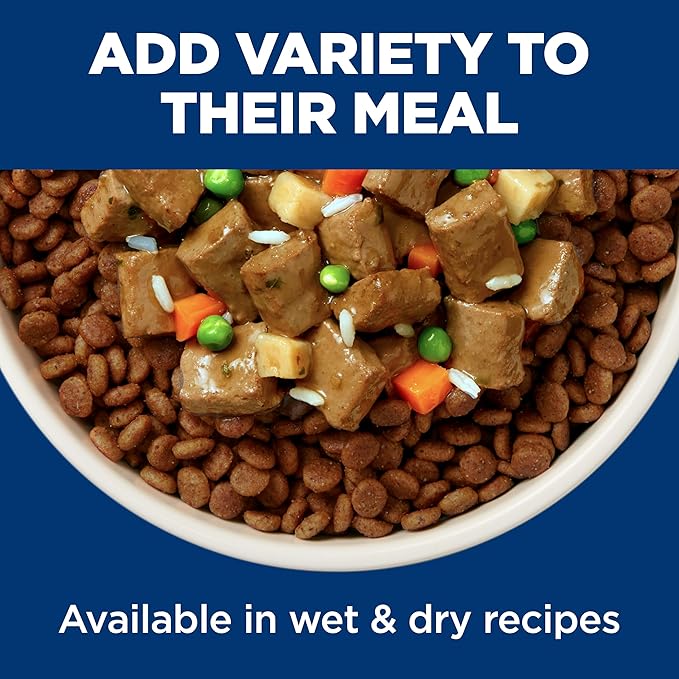 Hill's Science Diet Adult 7+ Wet Dog Food, Chicken & Vegetables, 12.8 oz. Cans, 12-Pack