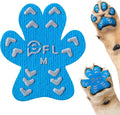 Non-Slip Dog Paw Protector Pads for Senior Dogs, Dog Paw Traction Stickers with Anti-Slip Rubber, Help Walk on Hardwood Floor, Blue 48pcs, M for 11-20lbs
