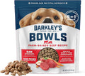 Barkley’s Bowls, Frozen Raw Beef Dog Food, Fresh Whole Food Ingredients with Farm-Raised Beef, Grain Free, High Protein for Balanced Nutrition, Frozen Meals, Human Grade Ingredients, 4 lb (3 Pack)