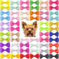 Dog Hair Bows 2 inches Small Puppy Bowknot Clips for Pet Grooming Accessories Doggy 60Pcs (30 Pairs)