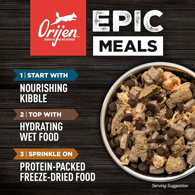 ORIJEN Grain Free Poultry Free High Protein Dry Dog Food Six Fish Recipe 23.5lb Bag