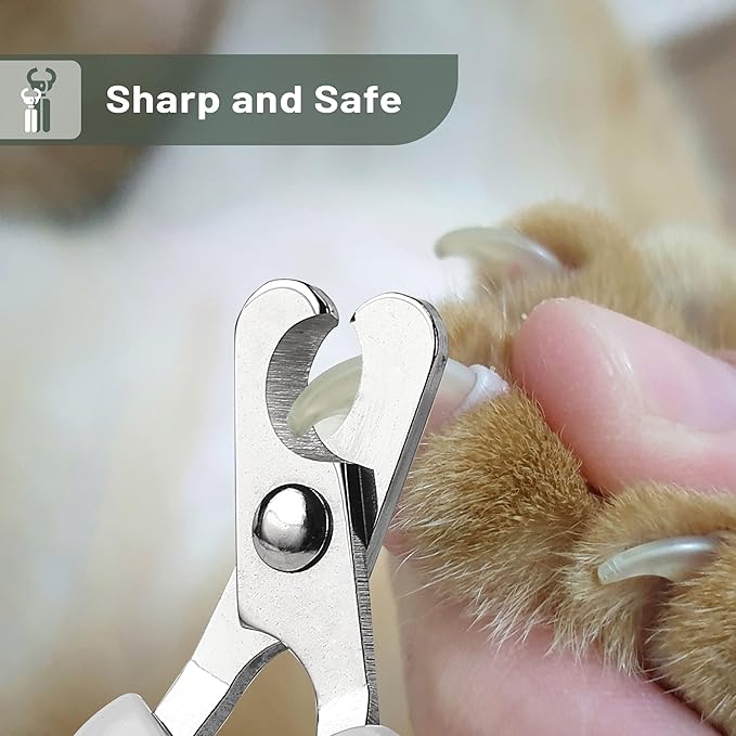Mr. Pen Cat Nail Trimmer - Light Beige, Also Suitable for Kittens and Small Dogs - Cat Claw Trimmer