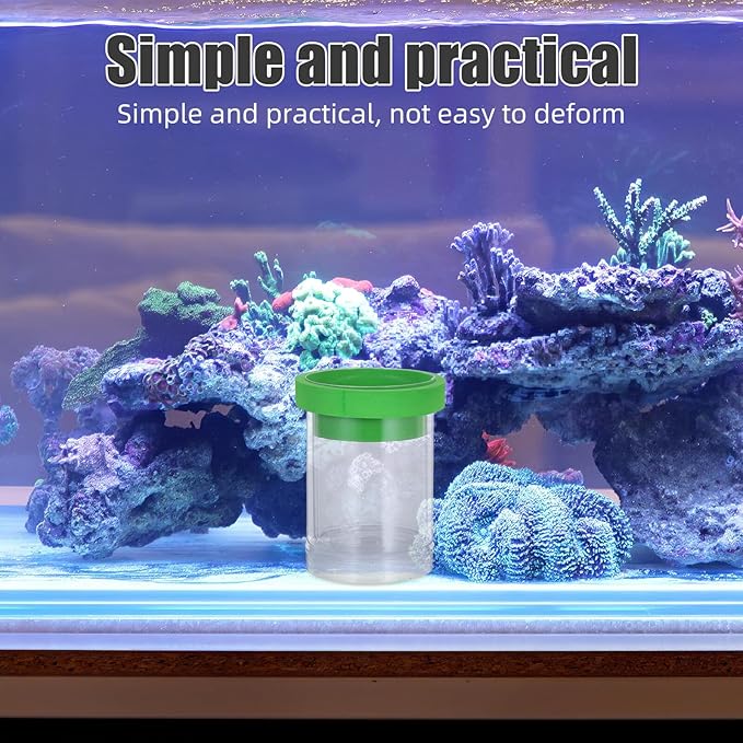 Small Fish Breeding Isolation Box with Floating Egg Net and Divider, Aquarium Hatchery Incubator for Guppy Fry, Green Compact Fish Tank Breeder Chamber
