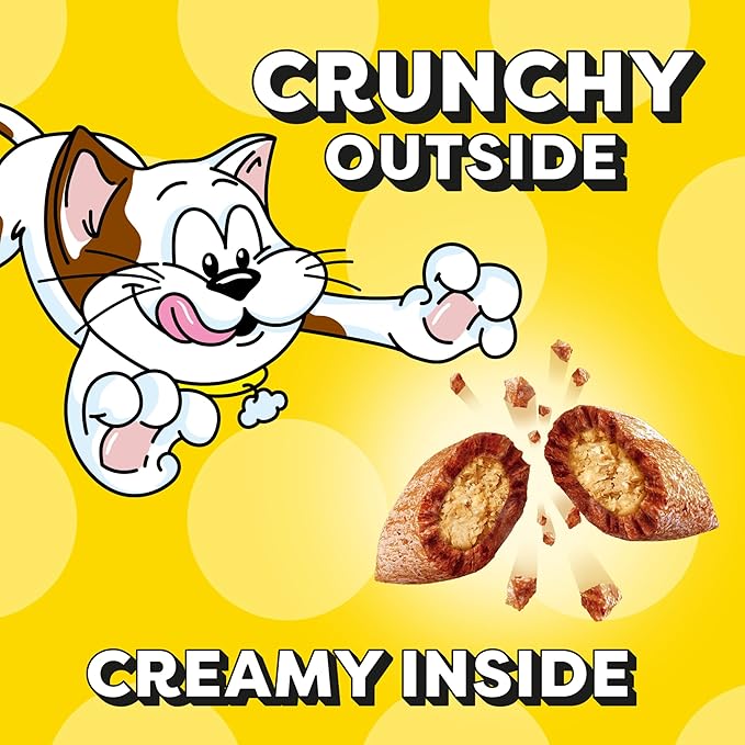 Temptations Classic Cat Treats, Rockin' Lobster Flavor, Crunchy and Soft Cat Treats 6.3 oz. Pouch (Pack of 10)